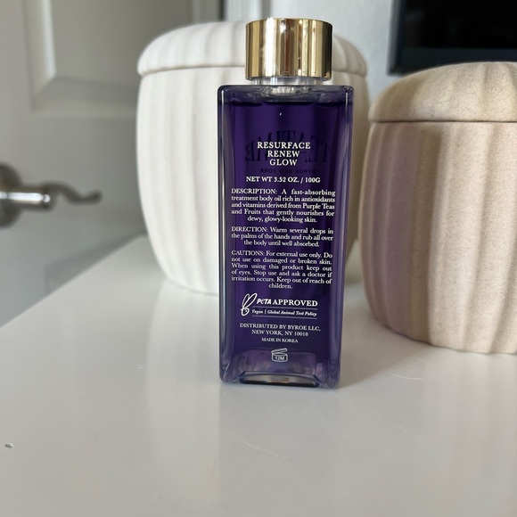 Byroe Teatime Purple Tea Body Oil - Picture 3 of 4